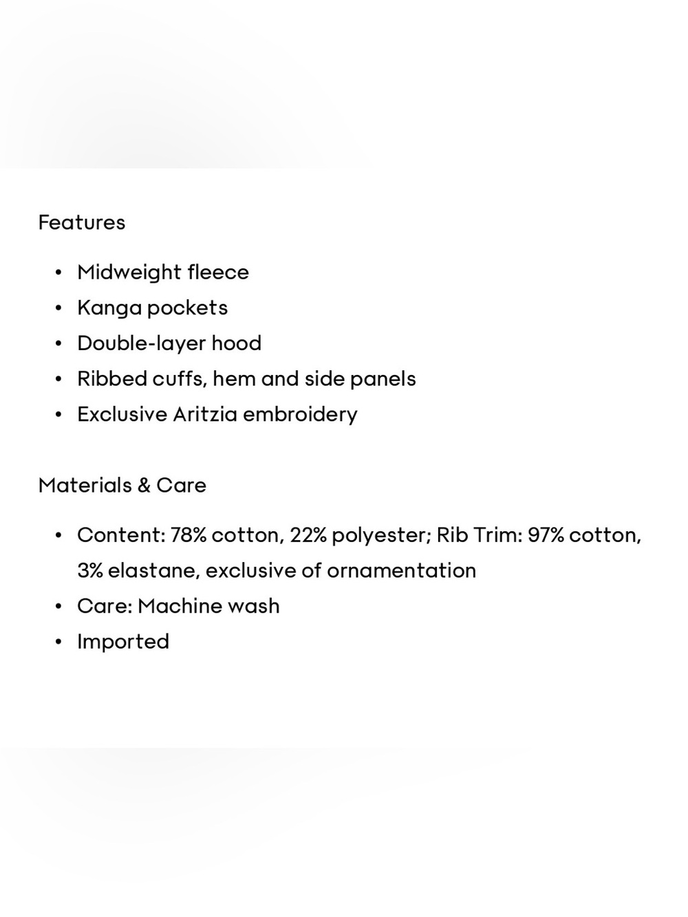 Aritzia cozy sweat fleece boyfriend boxy zip hoodie - Picture 4 of 13